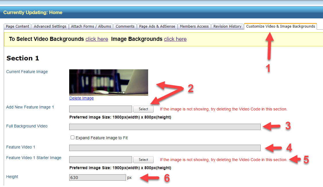 Adding Background Videos And Images